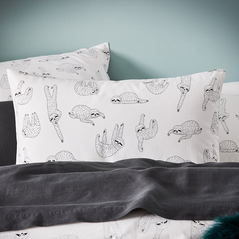 Novelty Sloth Quilt Cover Set