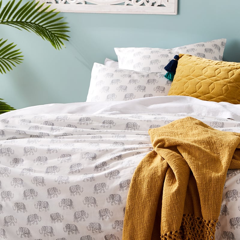 Novelty Elephant Quilt Cover Set