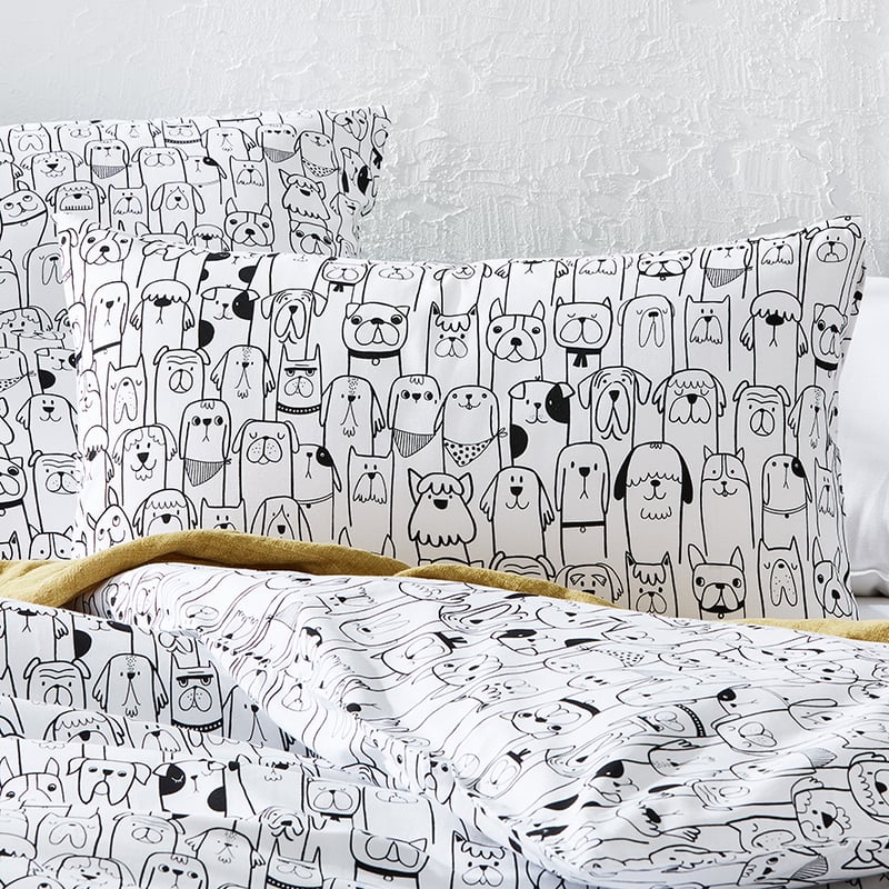 Novelty Puppy Quilt Cover Set