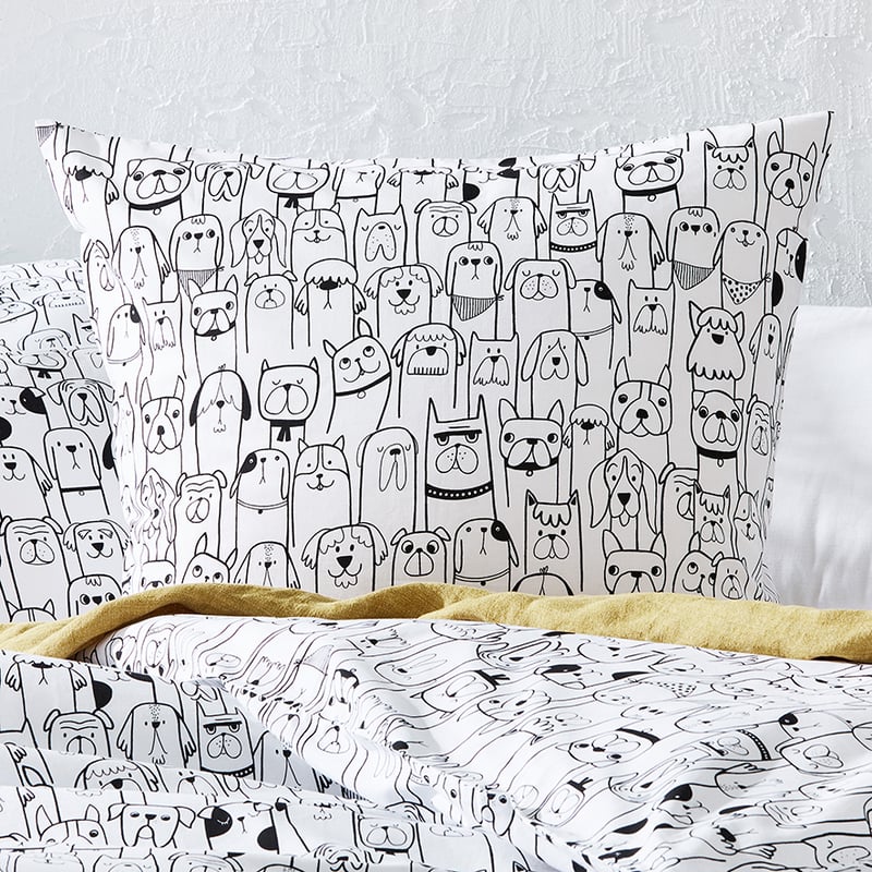 Novelty Puppy Quilt Cover Set