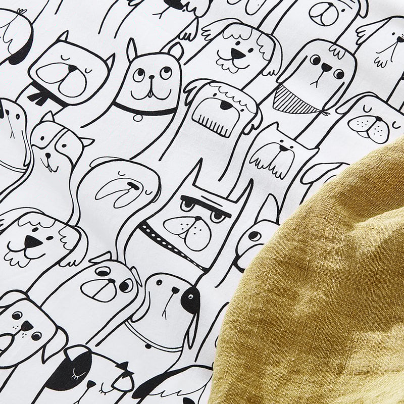 Novelty Puppy Quilt Cover Set