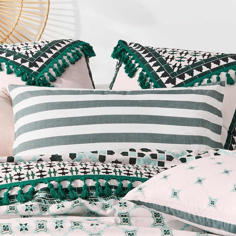 Sierra Quilt Cover Emerald