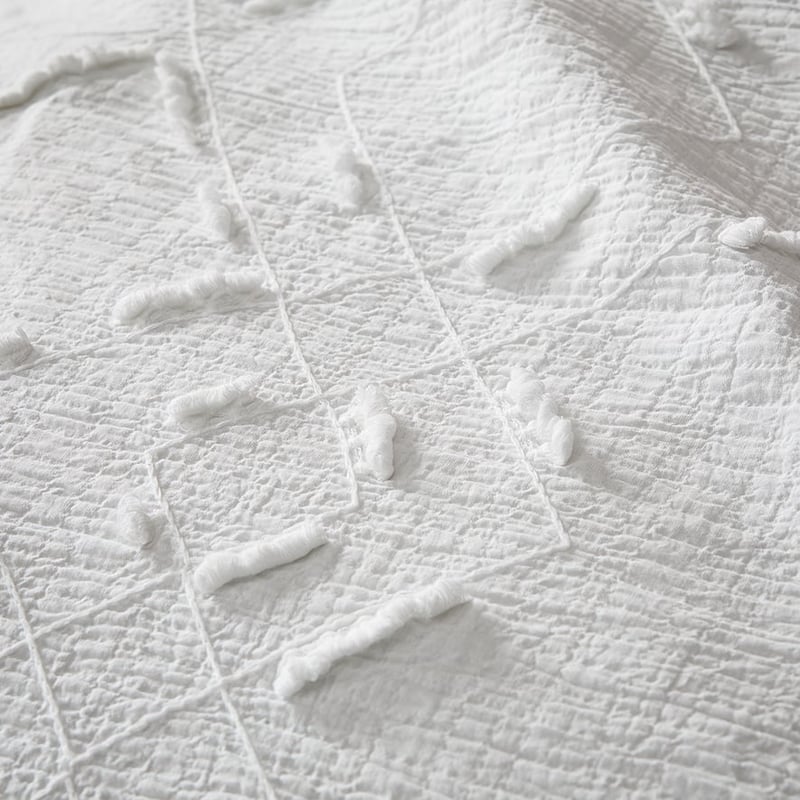 Nova White Quilt Cover