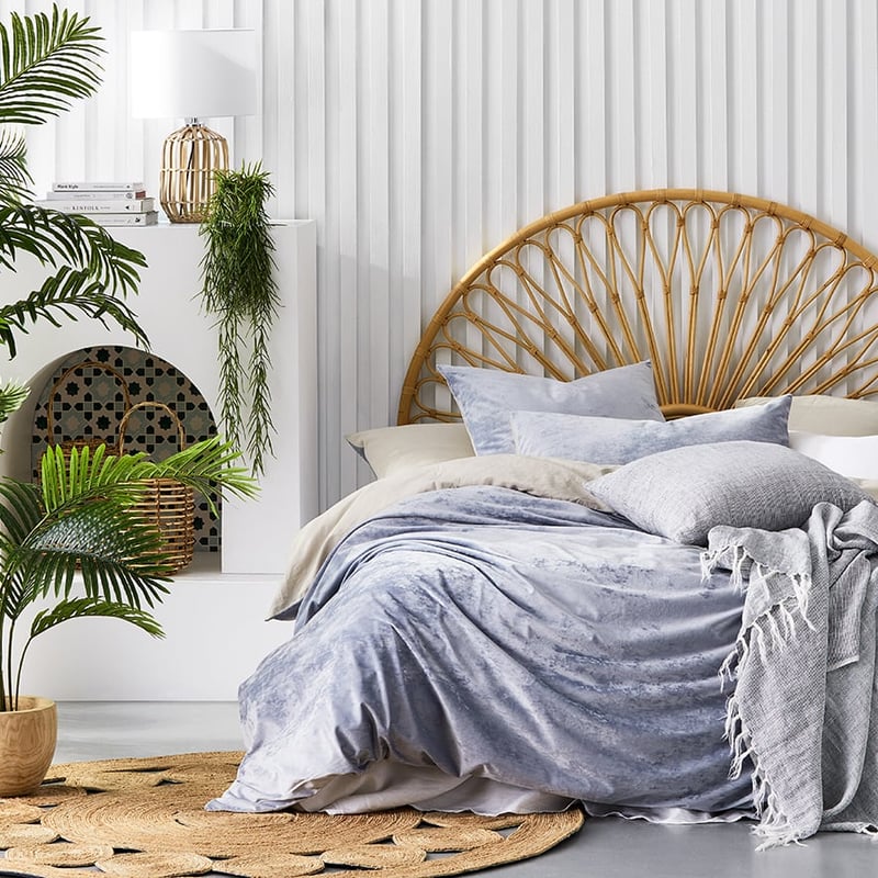 Luxe Velvet Quilt Cover Ash