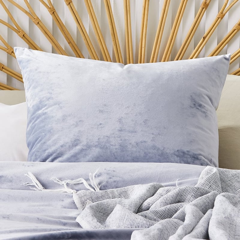Luxe Velvet Quilt Cover Ash