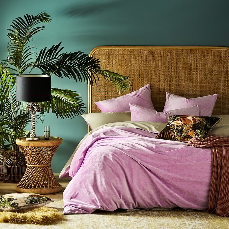 Luxe Velvet Quilt Cover Orchid