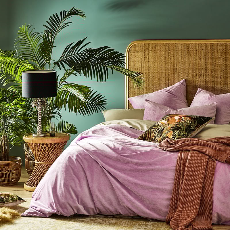 Luxe Velvet Quilt Cover Orchid