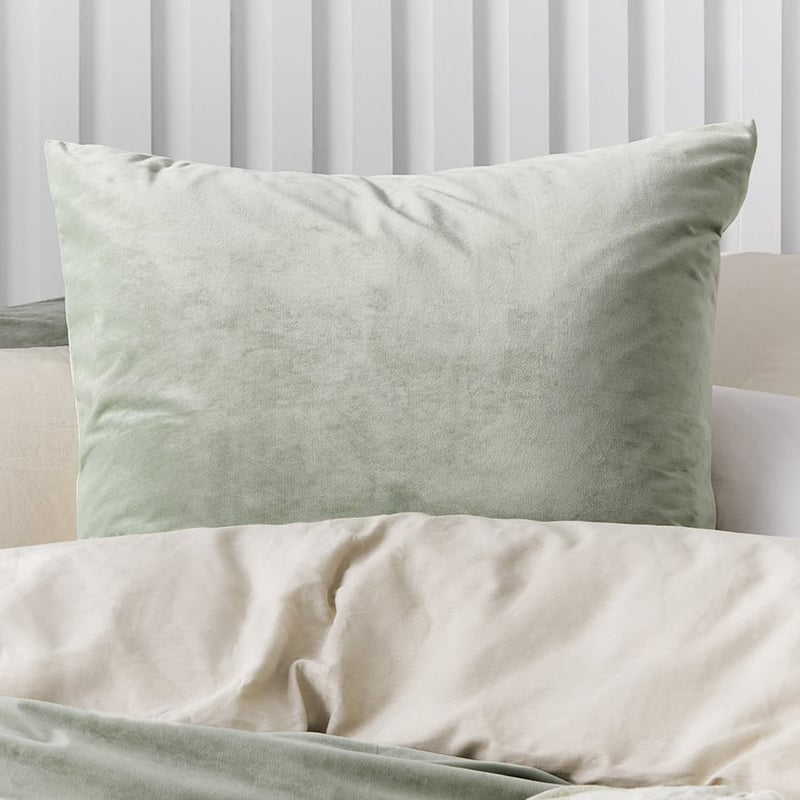 Luxe Velvet Quilt Cover Pistachio