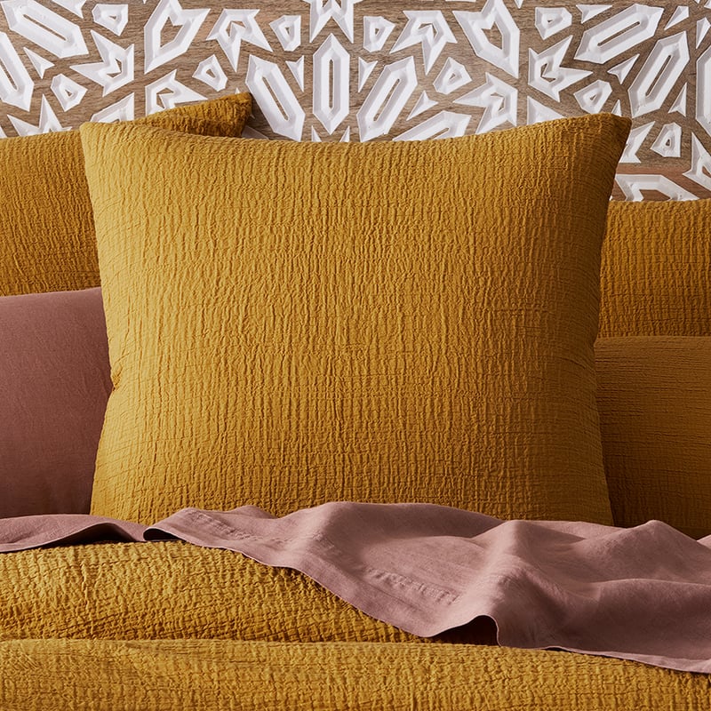 Scout Mustard Quilt Cover Set