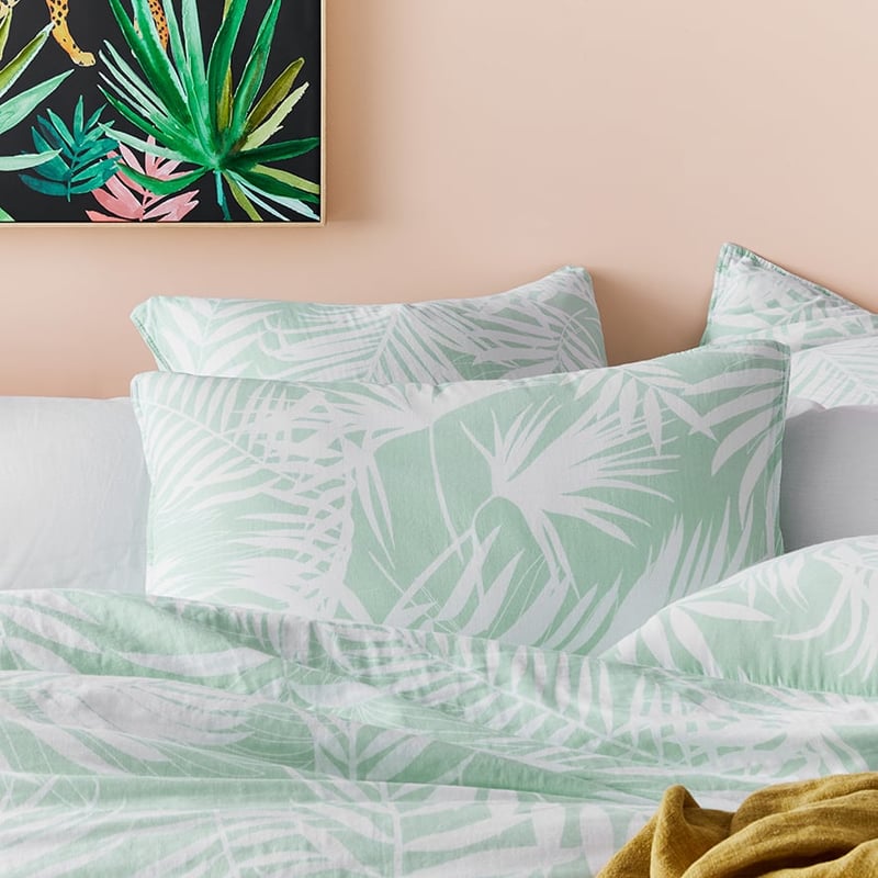 Rio Quilt Cover Set Mint