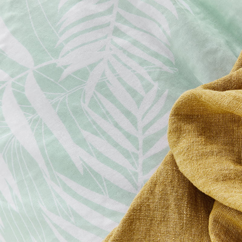 Rio Quilt Cover Set Mint