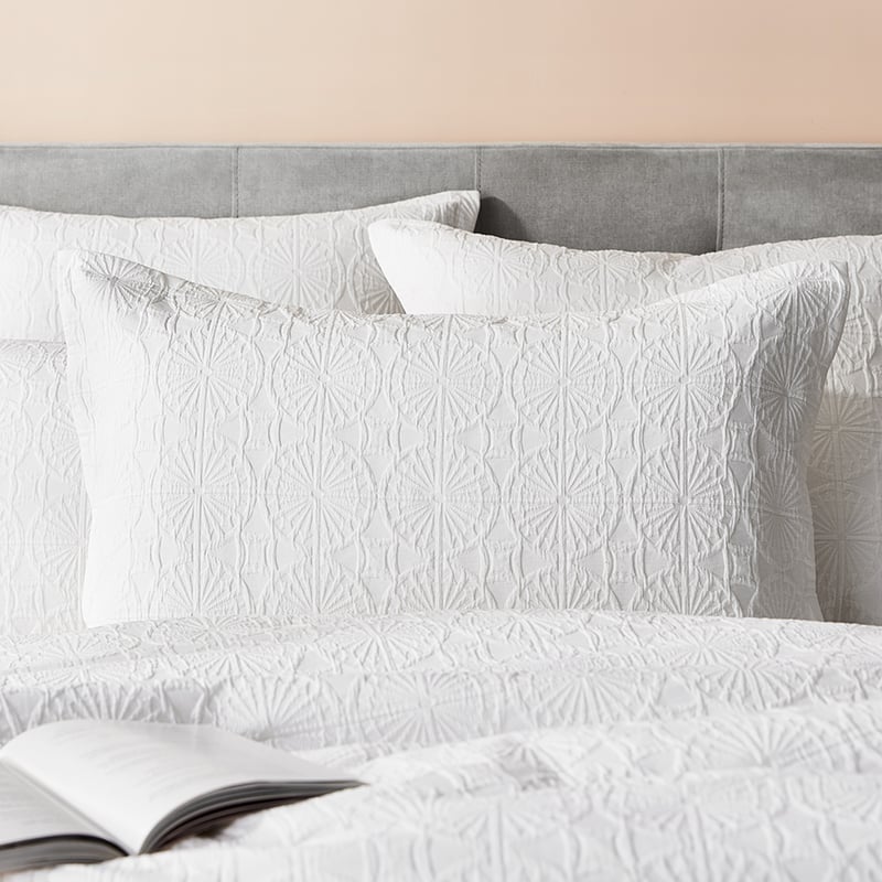 Piper Quilt Cover Snow