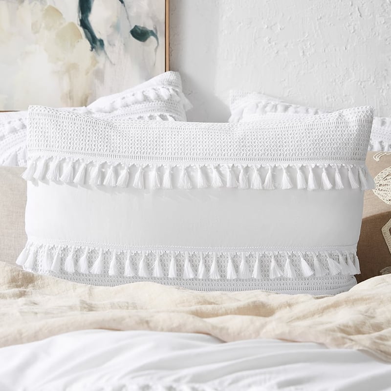 Horizon Quilt Cover White
