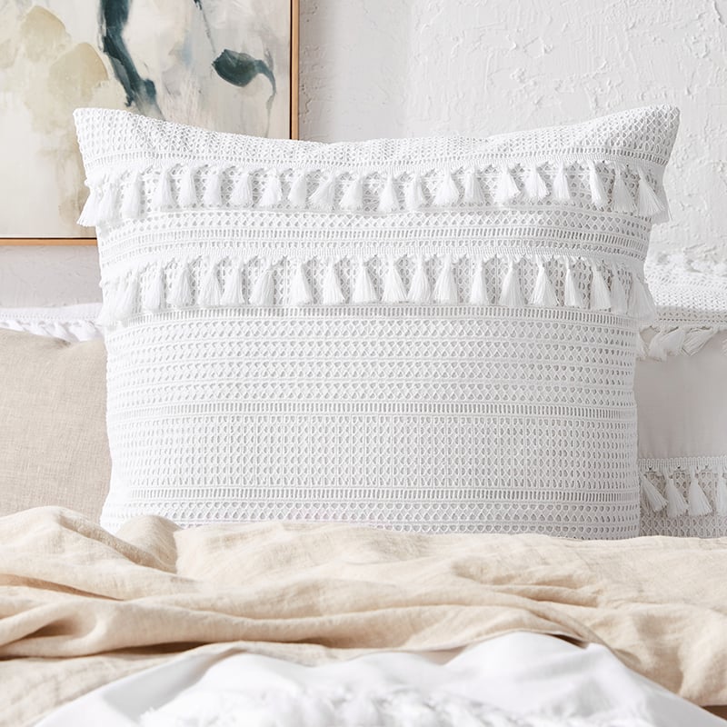 Horizon Quilt Cover White