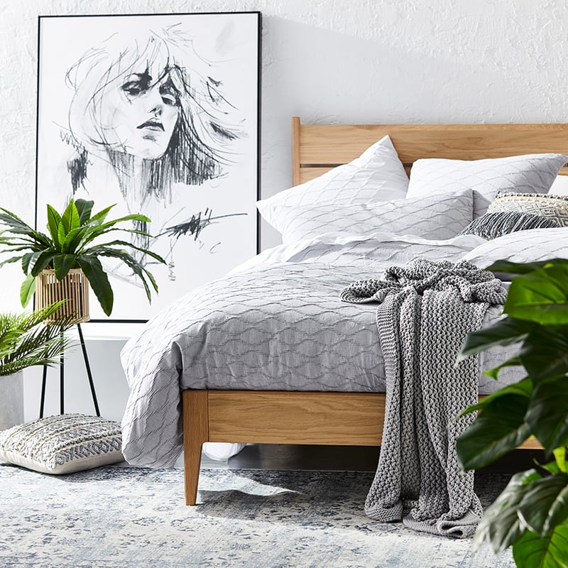 Echo Grey Quilt Cover Set
