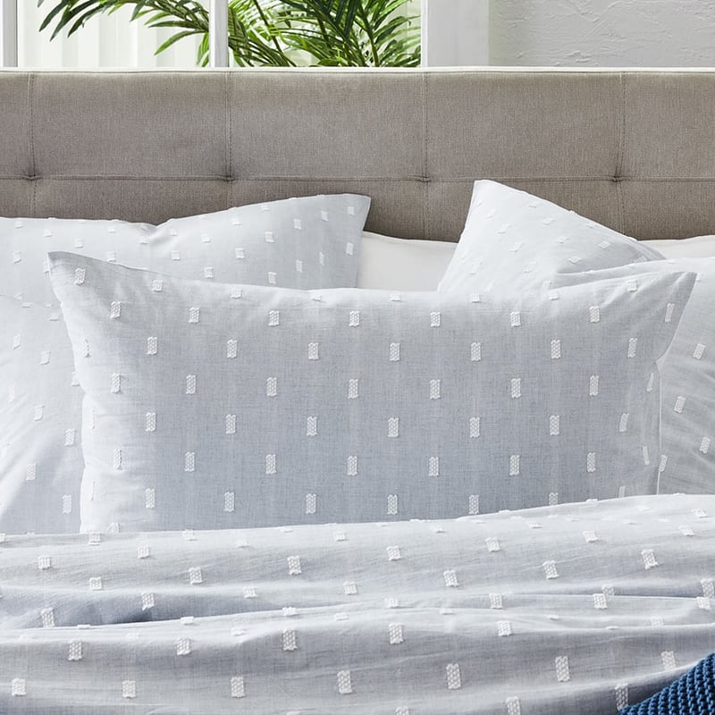 Hides Quilt Cover Set Silver