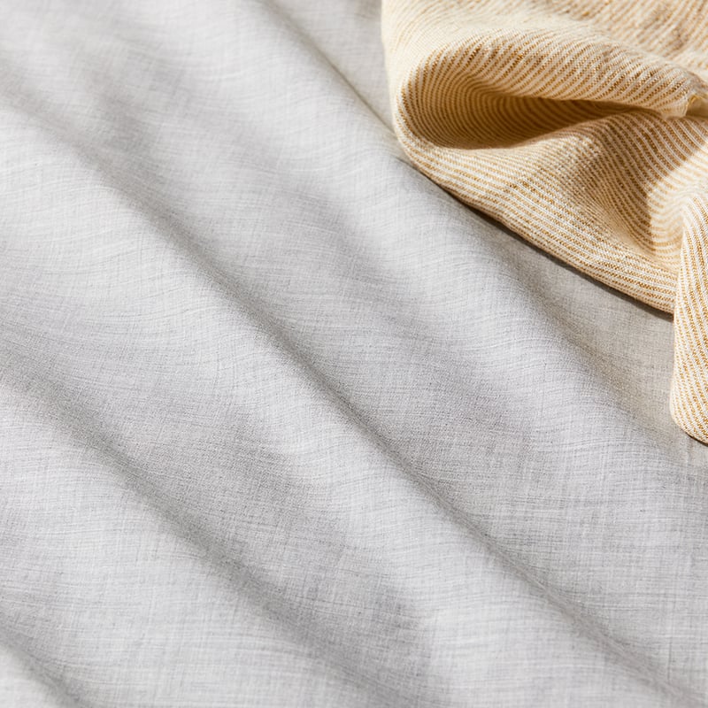 Eco Cotton Grey Quilt Cover Set