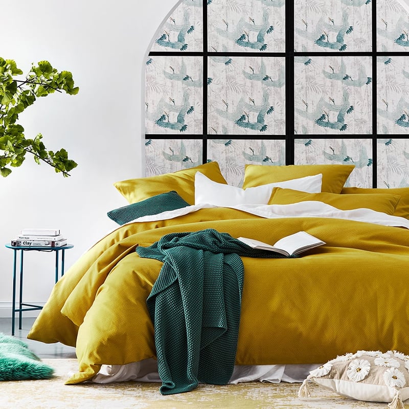 Atlanta Canary Quilt Cover Set
