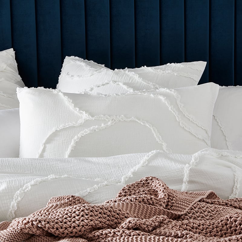 Serenity White Quilt Cover