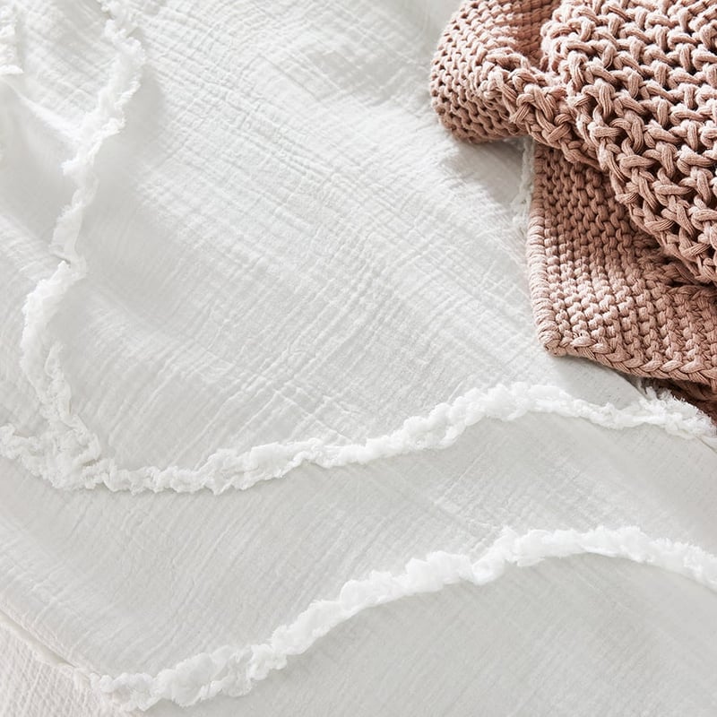 Serenity White Quilt Cover