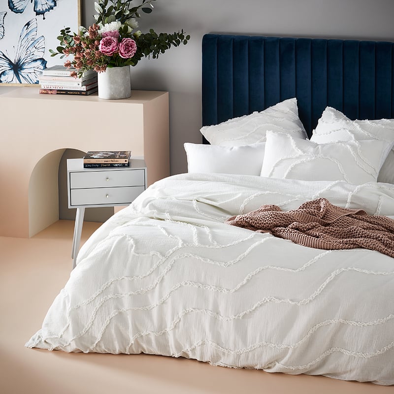 Serenity White Quilt Cover