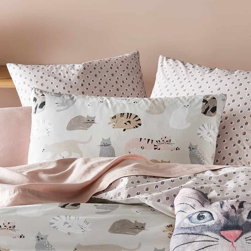 Paws Stone Quilt Cover Set