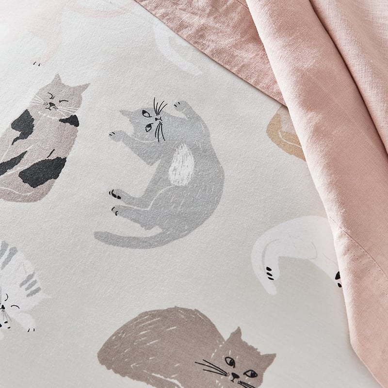 Paws Stone Quilt Cover Set