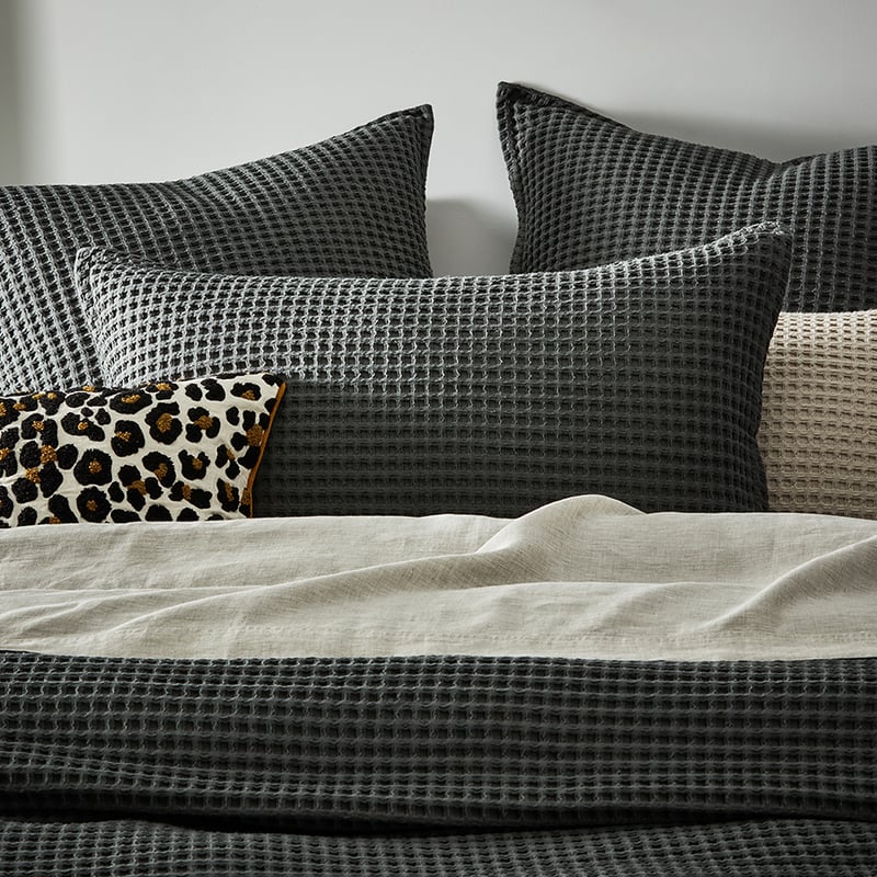 Chunky Waffle Shadow Quilt Cover Set