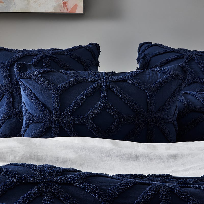 Monaco Midnight Chenille Coverlet