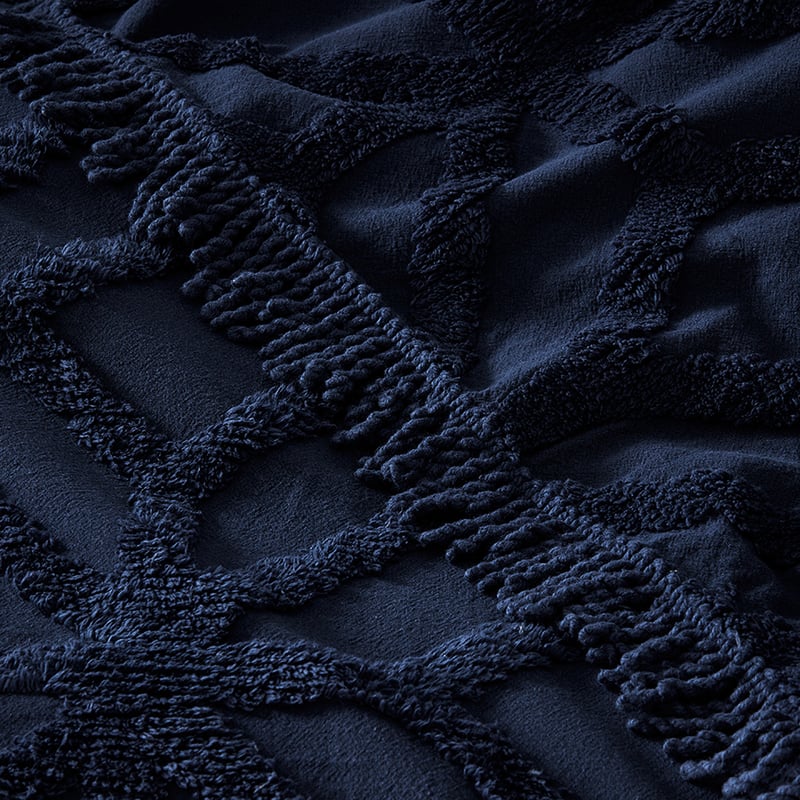 Monaco Midnight Chenille Coverlet