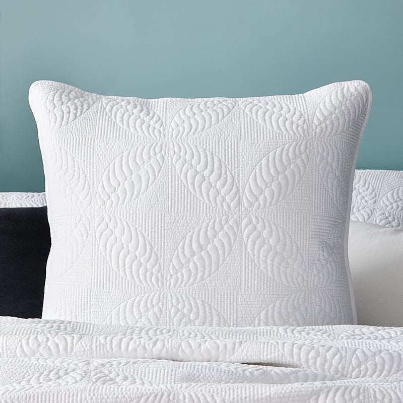 Ava Quilted Snow Coverlet