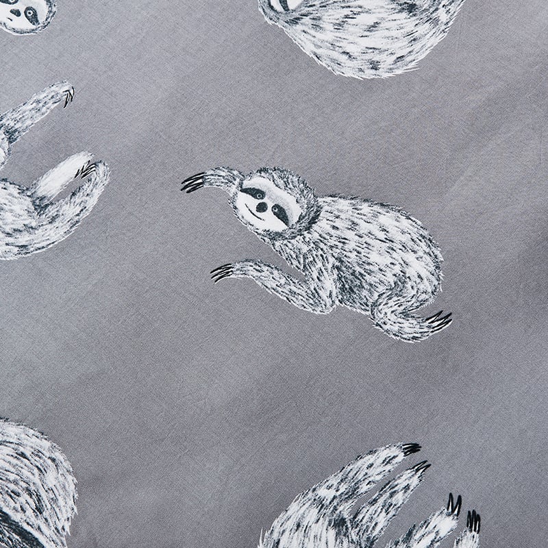 Sidney Sloth Navy Quilt Cover Set