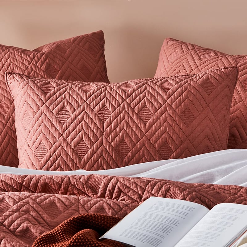 Soho Quilted Brick Quilt Cover