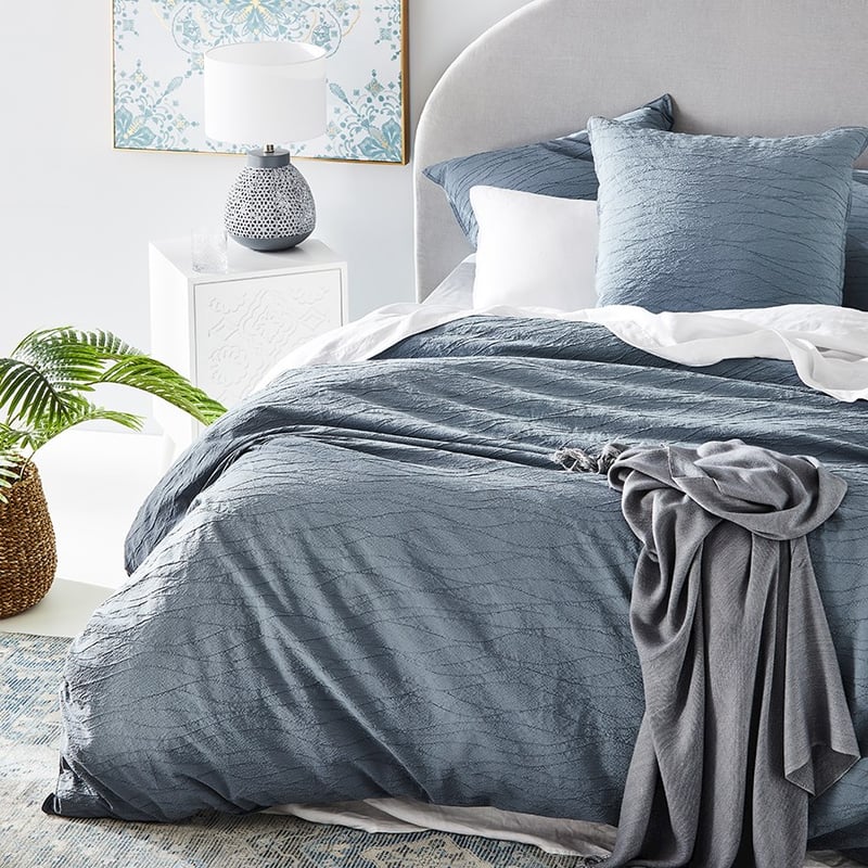 Sinclair Steel Quilt Cover Set