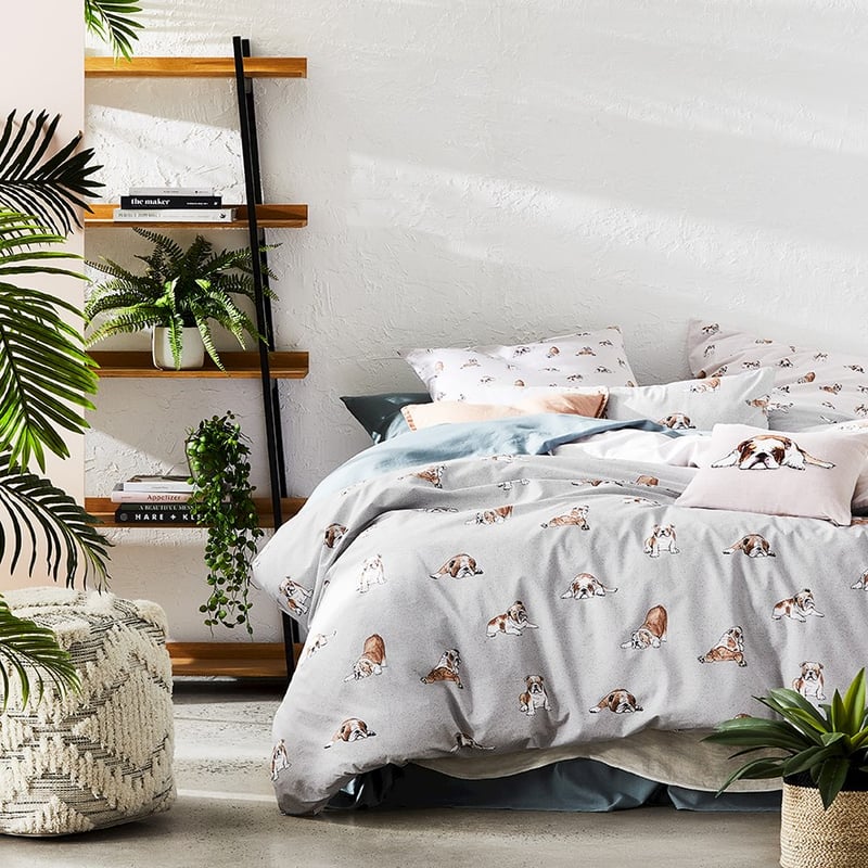 Benny Grey Quilt Cover Set
