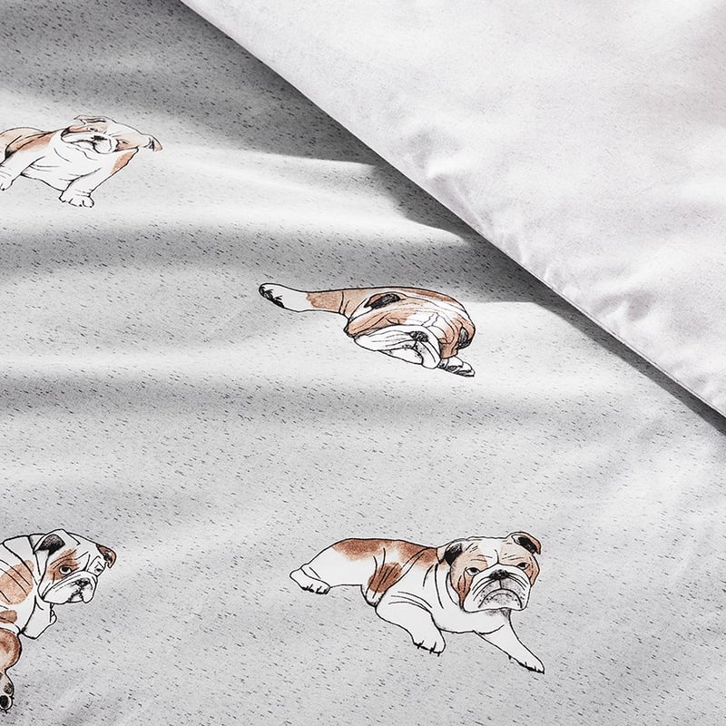 Benny Grey Quilt Cover Set