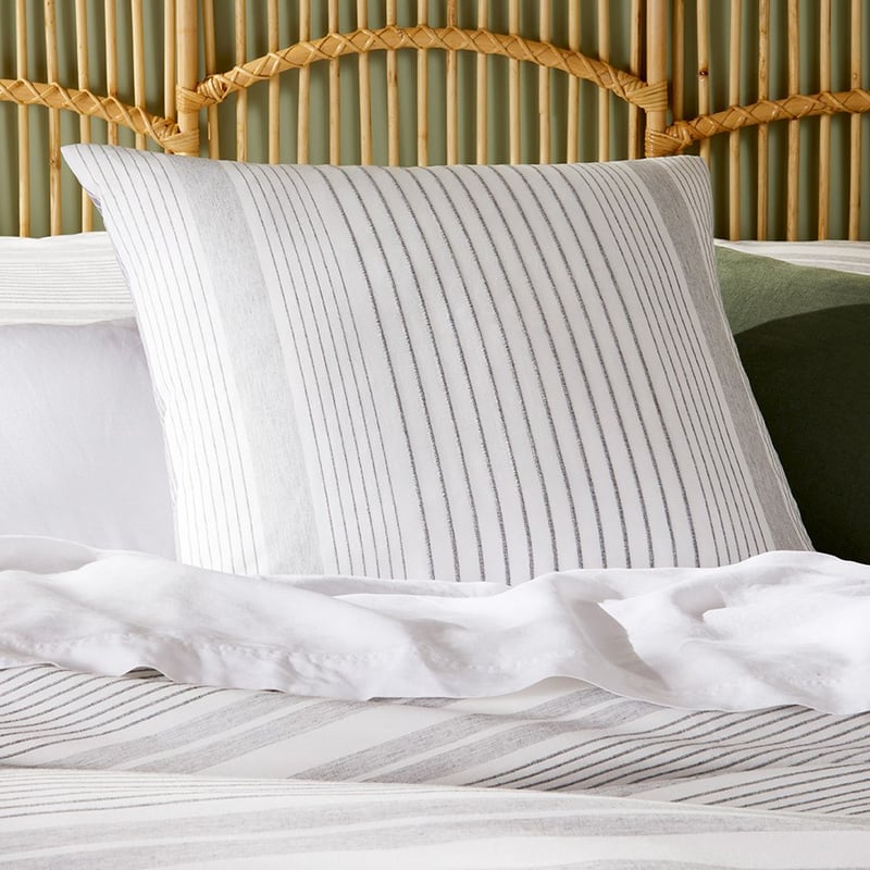 Airley Stripe Grey Quilt Cover Set