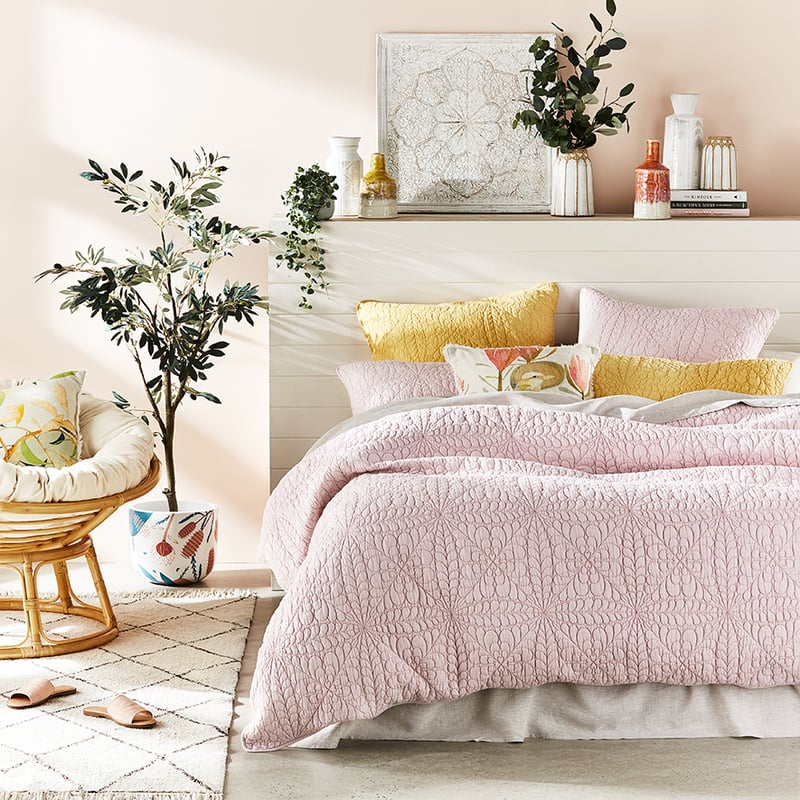 Daisy Quilted Petal Quilt Cover
