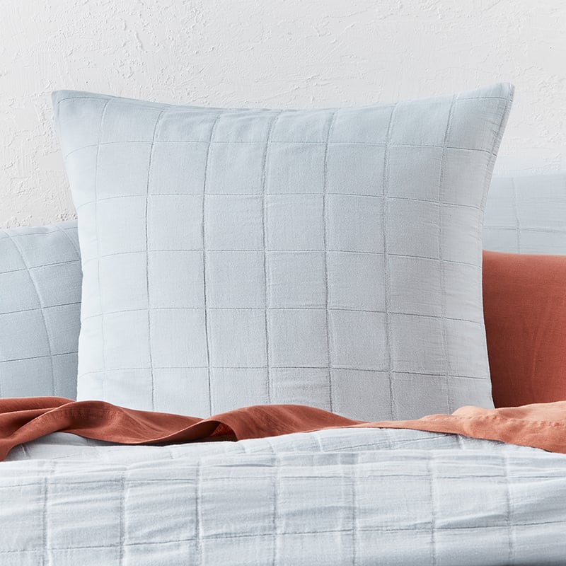 Kacher Silver Blue Quilt Cover Set