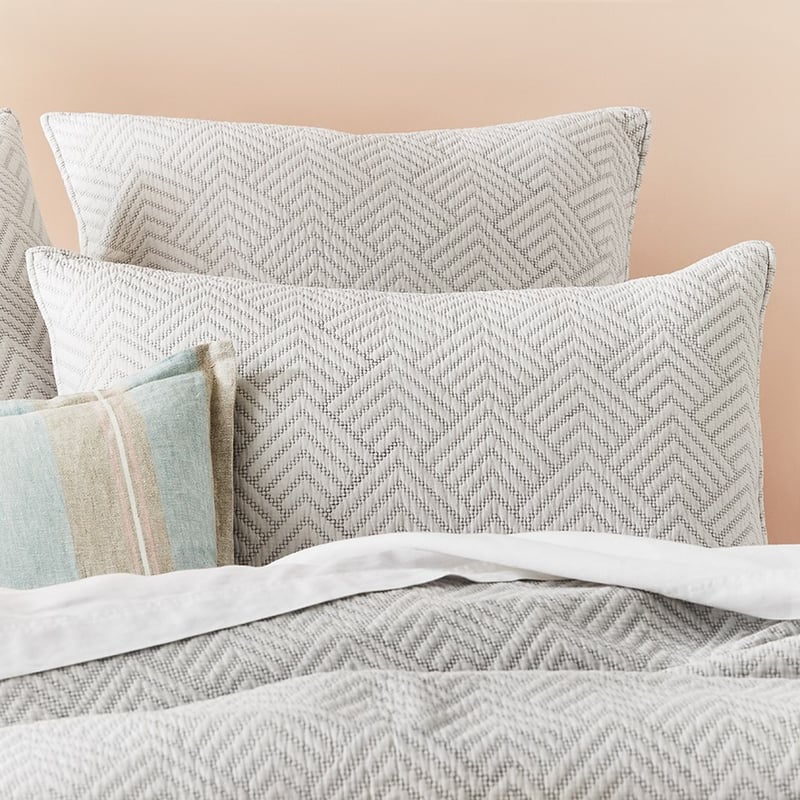 Colvin Silver Blue Quilted Quilt Cover 
