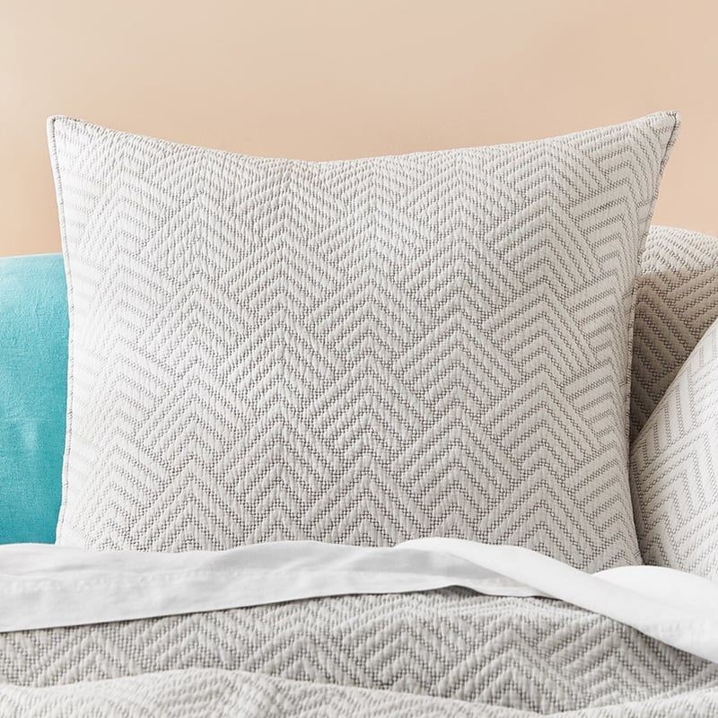 Colvin Silver Blue Quilted Quilt Cover 