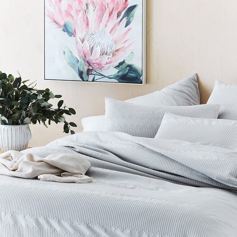 Juniper Silver Quilt Cover Set