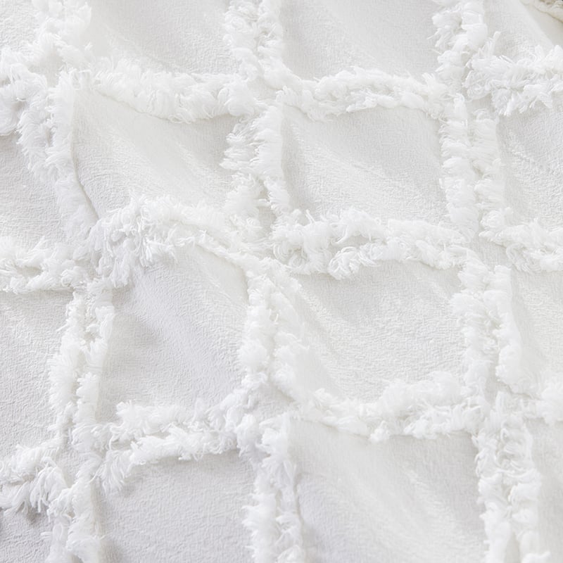 Flynn Off White Quilt Cover