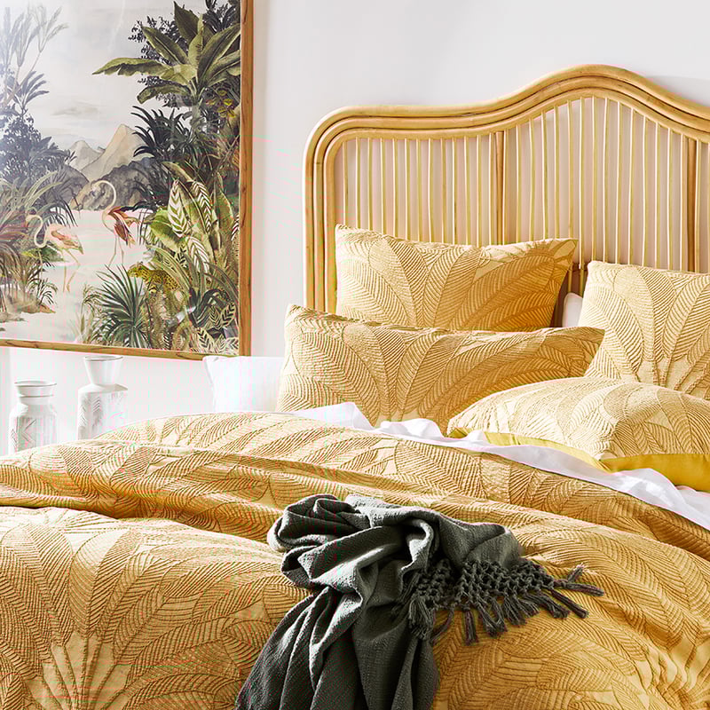 Eden Matelasse Spice Quilt Cover