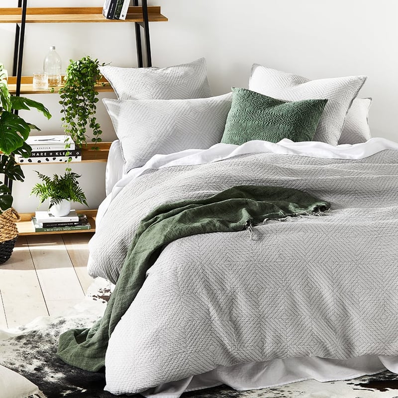 Tommy Silver Blue Quilt Cover Set