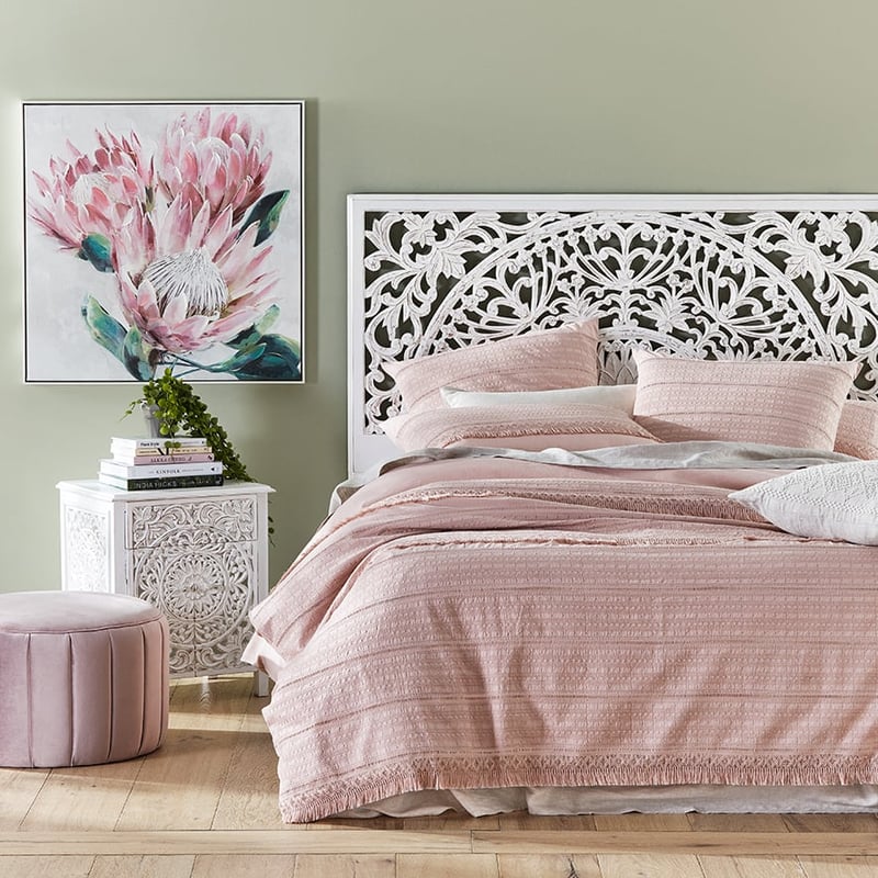 Cora Nude Pink Quilt Cover