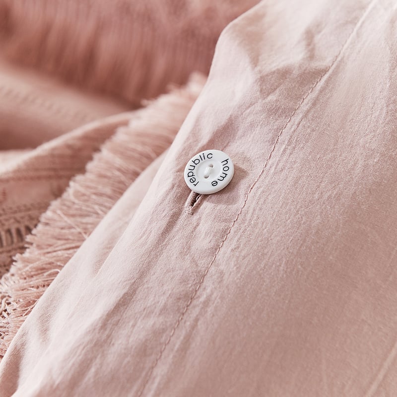 Cora Nude Pink Quilt Cover
