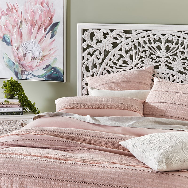 Cora Nude Pink Quilt Cover