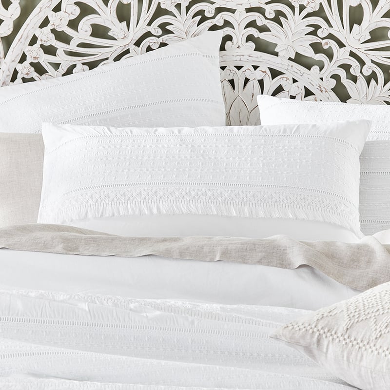 Cora White Quilt Cover
