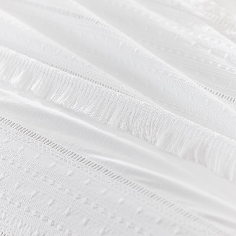 Cora White Quilt Cover